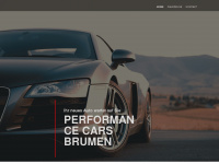 performance-cars.at Webseite Vorschau
