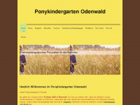ponykindergarten-odenwald.de Webseite Vorschau