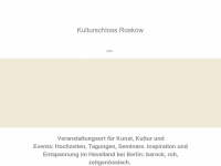kulturschloss-roskow.de Webseite Vorschau