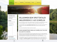 sprottentaler-anglerverein.net Webseite Vorschau