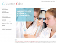 glaesernes-labor.de Webseite Vorschau