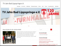 tvjahn-bad-lippspringe.de Webseite Vorschau