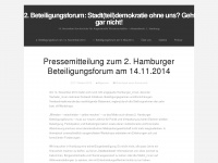 beteiligungsforumhamburg.wordpress.com Webseite Vorschau