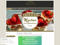 cafe-max2.com Webseite Vorschau