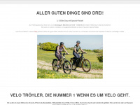 velotroehler.ch Webseite Vorschau