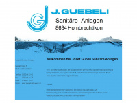 guebeli-sanitaer.ch Webseite Vorschau