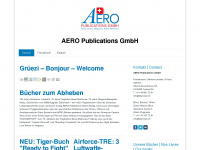 aeropublications.ch Webseite Vorschau