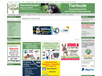 tierbude.com Webseite Vorschau