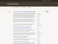 kritischesdenken.wordpress.com Webseite Vorschau