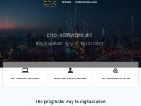 bho-software.de Webseite Vorschau