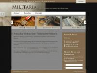 militaria-scout.de Webseite Vorschau