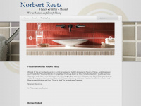 norbert-reetz.de Webseite Vorschau