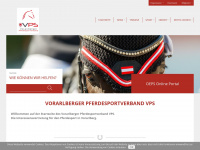 pferdesport-vorarlberg.at Webseite Vorschau