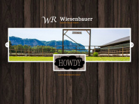wiesenbauer-ranch.at Webseite Vorschau