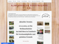 almendorfer-ponyfreunde.weebly.com Webseite Vorschau