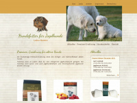 hundefutter-jagdhunde.de Webseite Vorschau