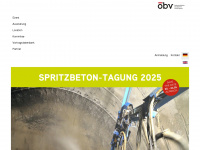 spritzbeton-tagung.com Webseite Vorschau