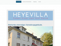 heyevilla.de Webseite Vorschau