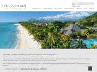 genuss-touren.com Webseite Vorschau