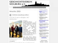 geschichtsverein-weilburg.de Webseite Vorschau