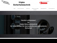 koepke-sicherheitstechnik.de Webseite Vorschau