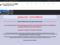 sprachendienste24.de Webseite Vorschau
