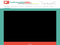 fuehrerscheininfos.de Webseite Vorschau
