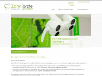 zahnarzt-reutlingen-pliezhausen.de Webseite Vorschau