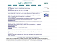 musicaememoria.com Webseite Vorschau