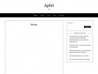apfel-live.de Webseite Vorschau