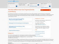 organicxseeds.lu Webseite Vorschau