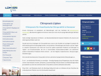 chiropraxis-lüpken.de Webseite Vorschau
