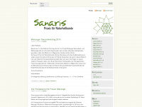 sanaris.wordpress.com Webseite Vorschau