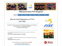 ptsv-wuppertal-badminton.de Webseite Vorschau