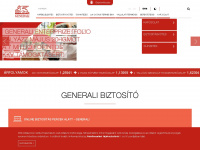 generali.hu Webseite Vorschau