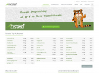 nicsell.com Webseite Vorschau