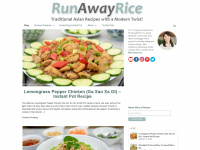 runawayrice.com Webseite Vorschau