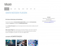 kikcom.ch Webseite Vorschau