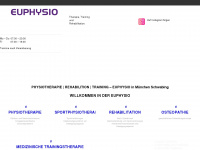euphysio.tv Webseite Vorschau