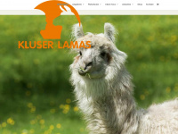 kluser-lamas.ch Webseite Vorschau
