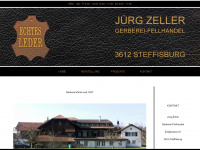gerberei-zeller.ch Webseite Vorschau