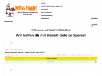 rabatt-sammler.de Webseite Vorschau