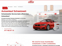autoankauf-schweizweit.ch Webseite Vorschau