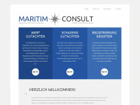 maritim-consult.com Webseite Vorschau