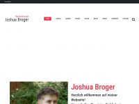 joshuabroger.ch Webseite Vorschau