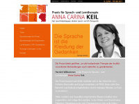 keil-sprachtherapie.de Webseite Vorschau