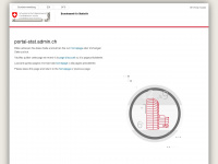 portal-stat.admin.ch Webseite Vorschau