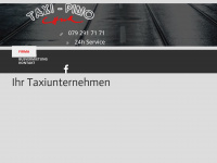 taxipino.ch Webseite Vorschau