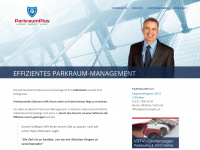 parkraumplus.at Webseite Vorschau