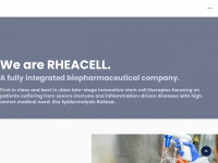rheacell.com Webseite Vorschau